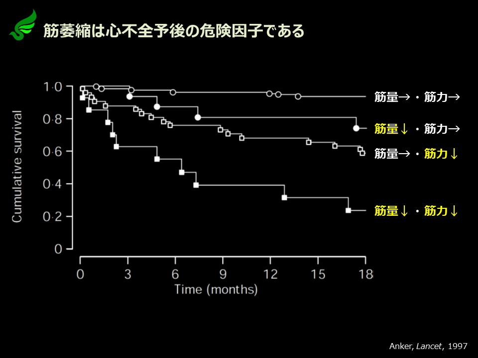 筋萎縮と心不全予後